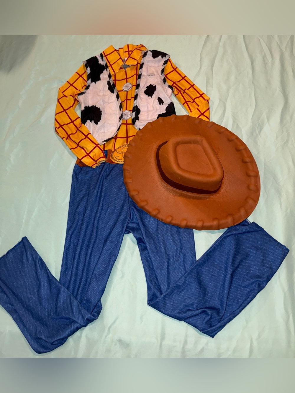 Disney Pixar Boys Woody Toy Story Costume Set with Hat Sz Med (8/10)
VGUC
